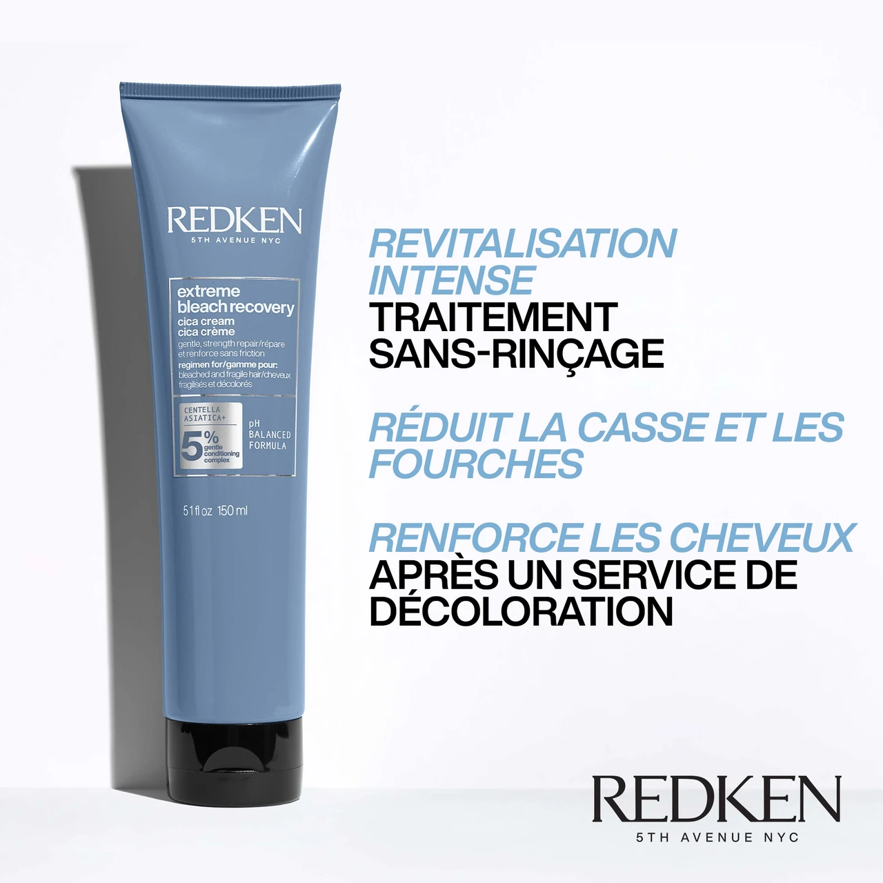 Crème Sans Rinçage Extreme Bleach Recovery Cica Redken 150ml – Image 2