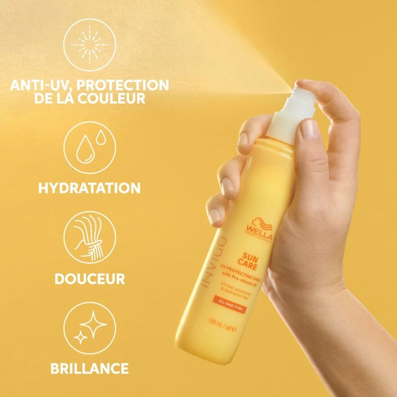 Spray Protecteur Invigo UV Sun Wella 150 Ml â Image 2