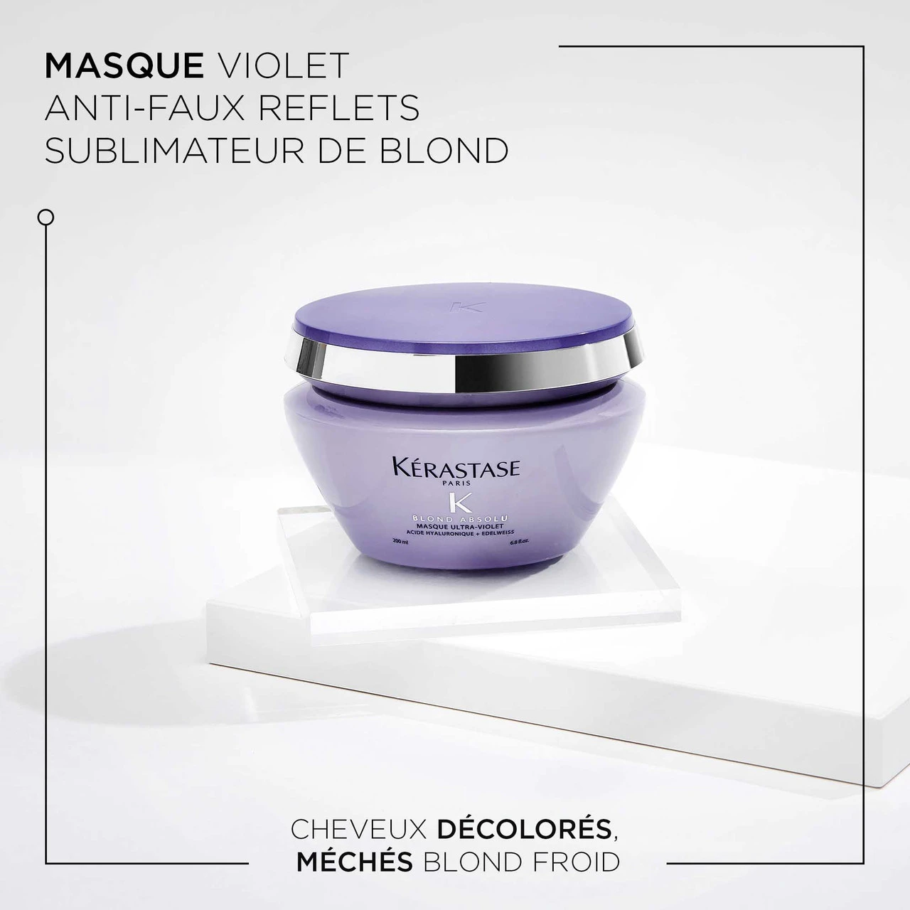 Masque Ultra-Violet Blond Absolu Kérastase 200ml – Image 4