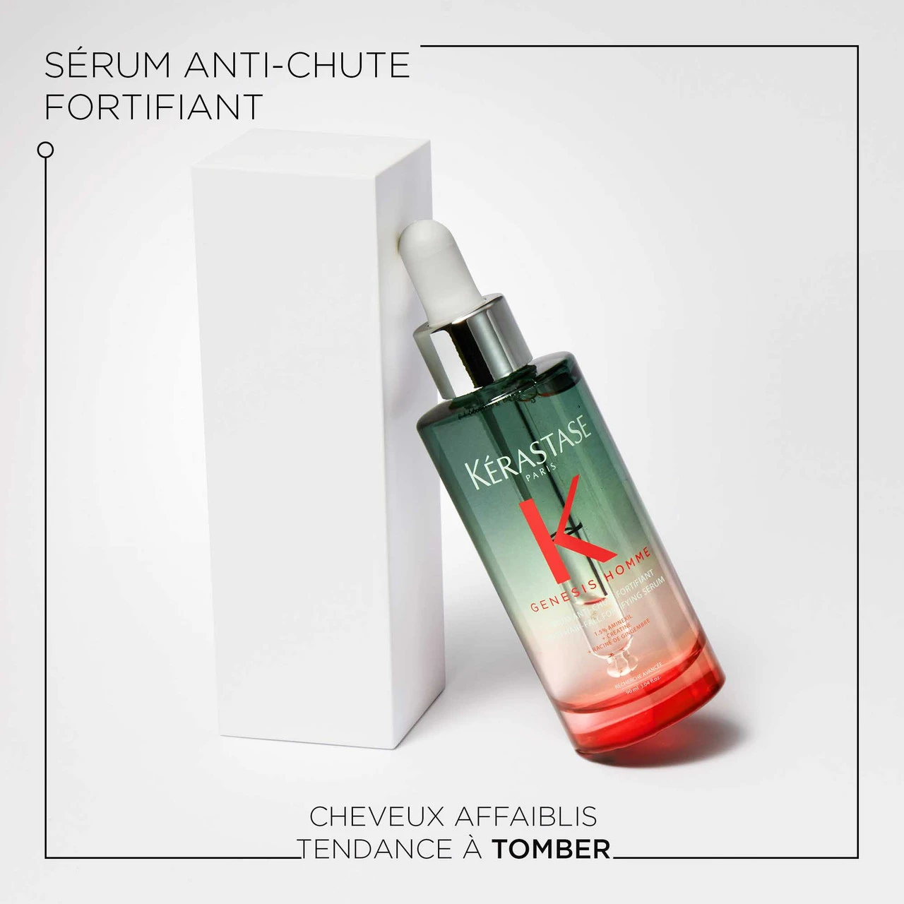 Sérum Anti-Chute Fortifiant Genesis Homme Kérastase 90ml – Image 2