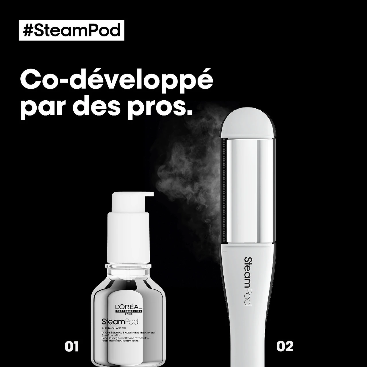Soin Lissant 3-en-1 Steampod L'Oréal Professionnel 50ml – Image 7