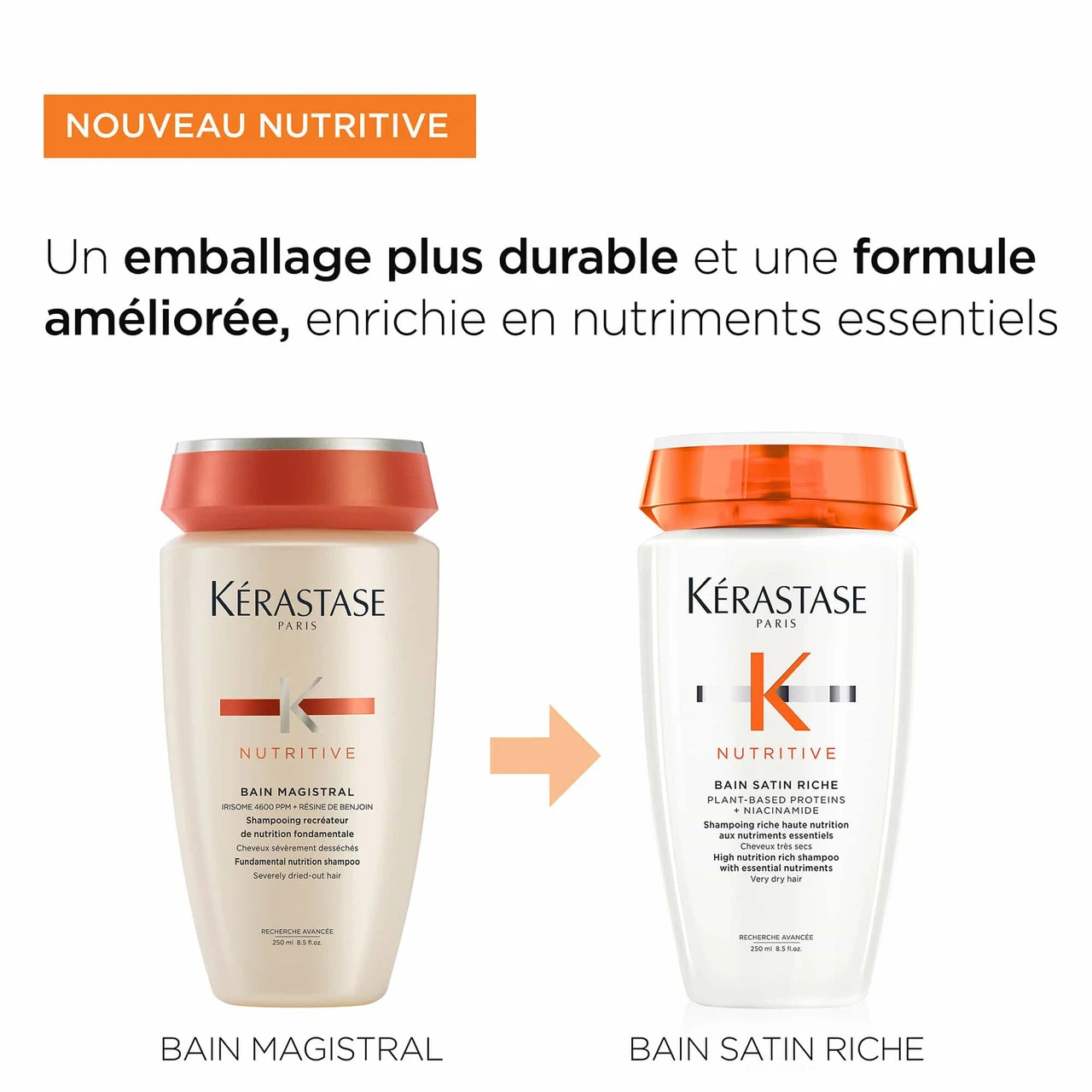 Bain Satin Riche Nutritive Kérastase 250ml – Image 4