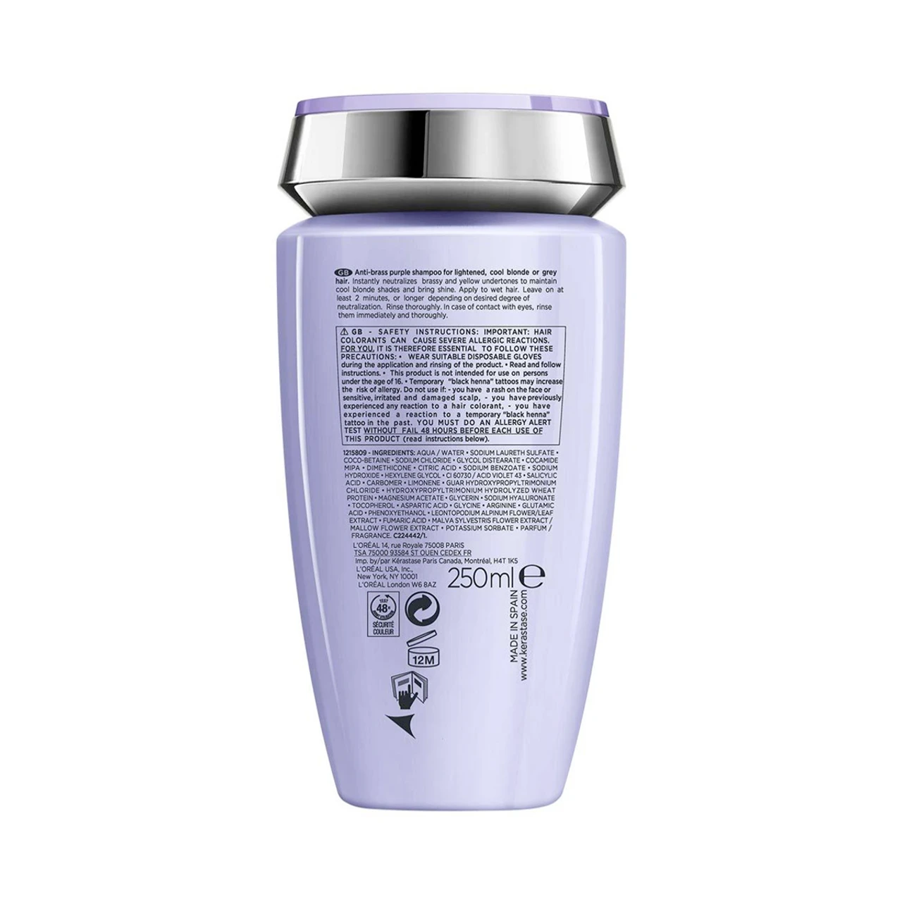 Bain Ultra-Violet Blond Absolu Kérastase 250ml – Image 2