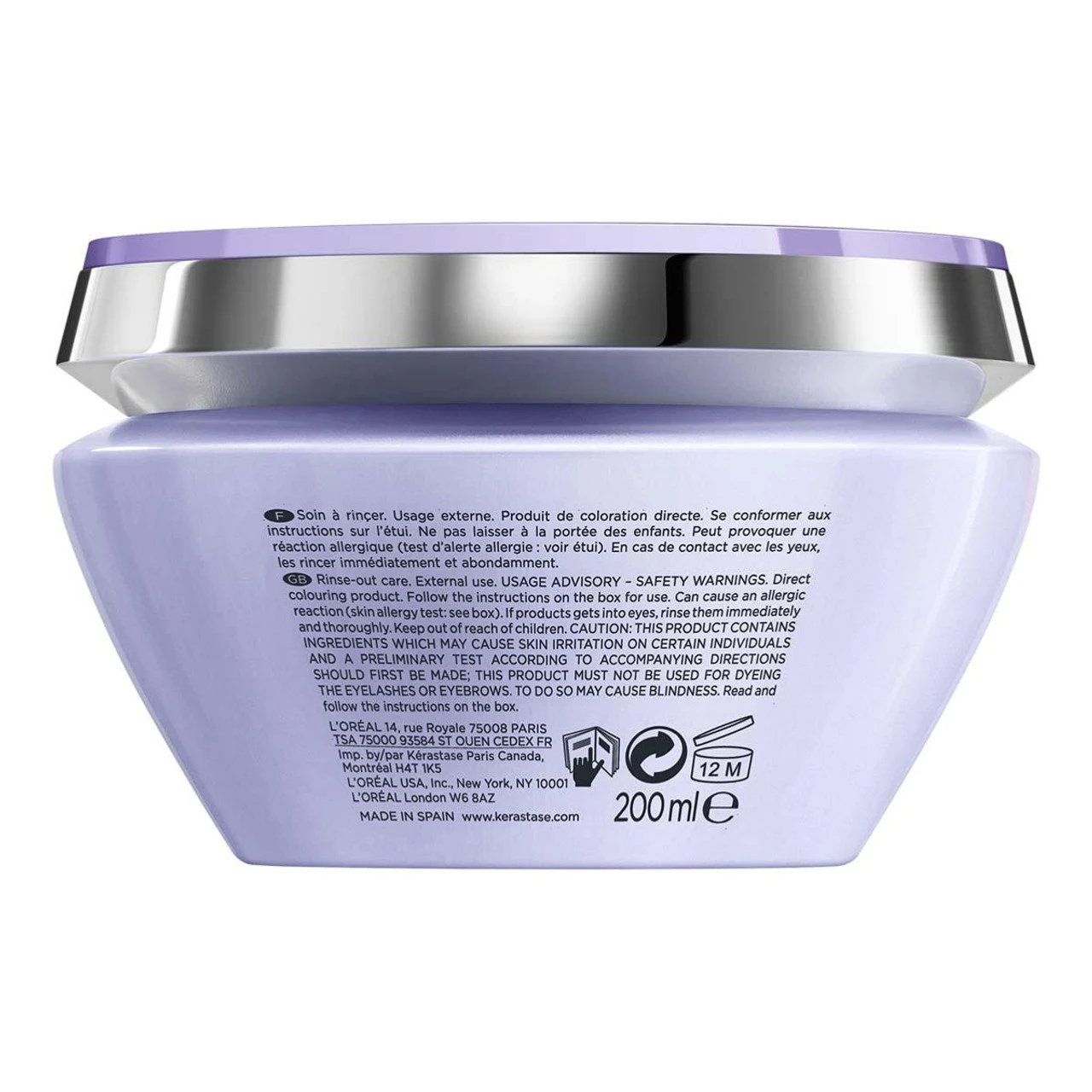 Masque Ultra-Violet Blond Absolu Kérastase 200ml – Image 2