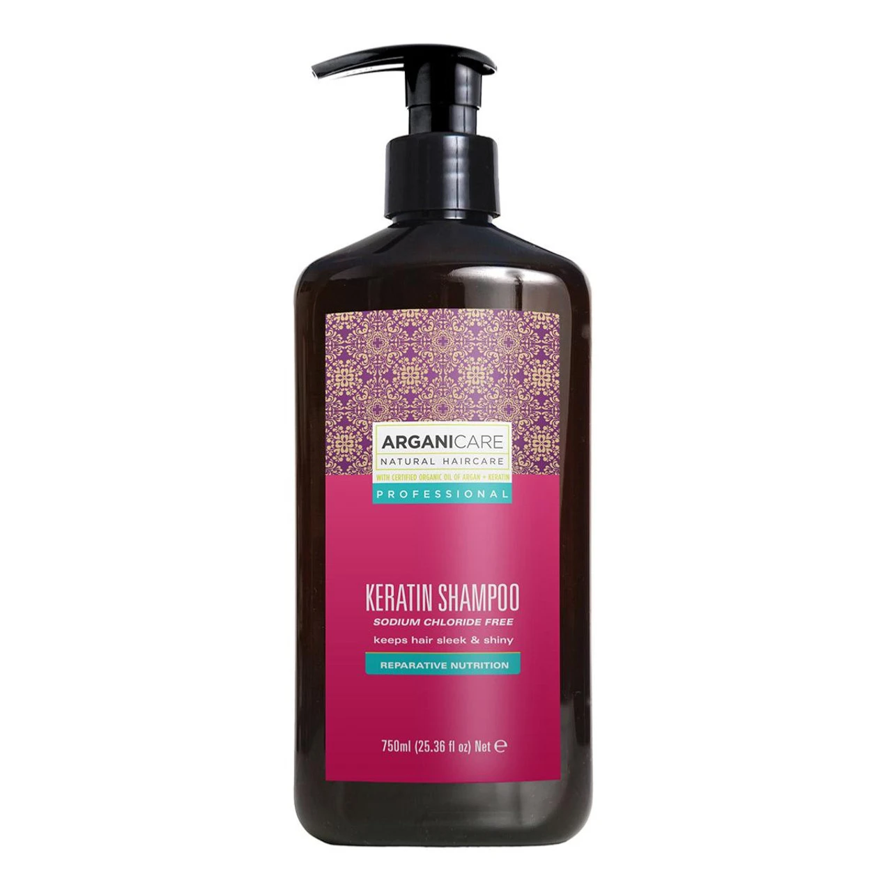 Shamp Argan Et Keratine 750ml - Arganicare