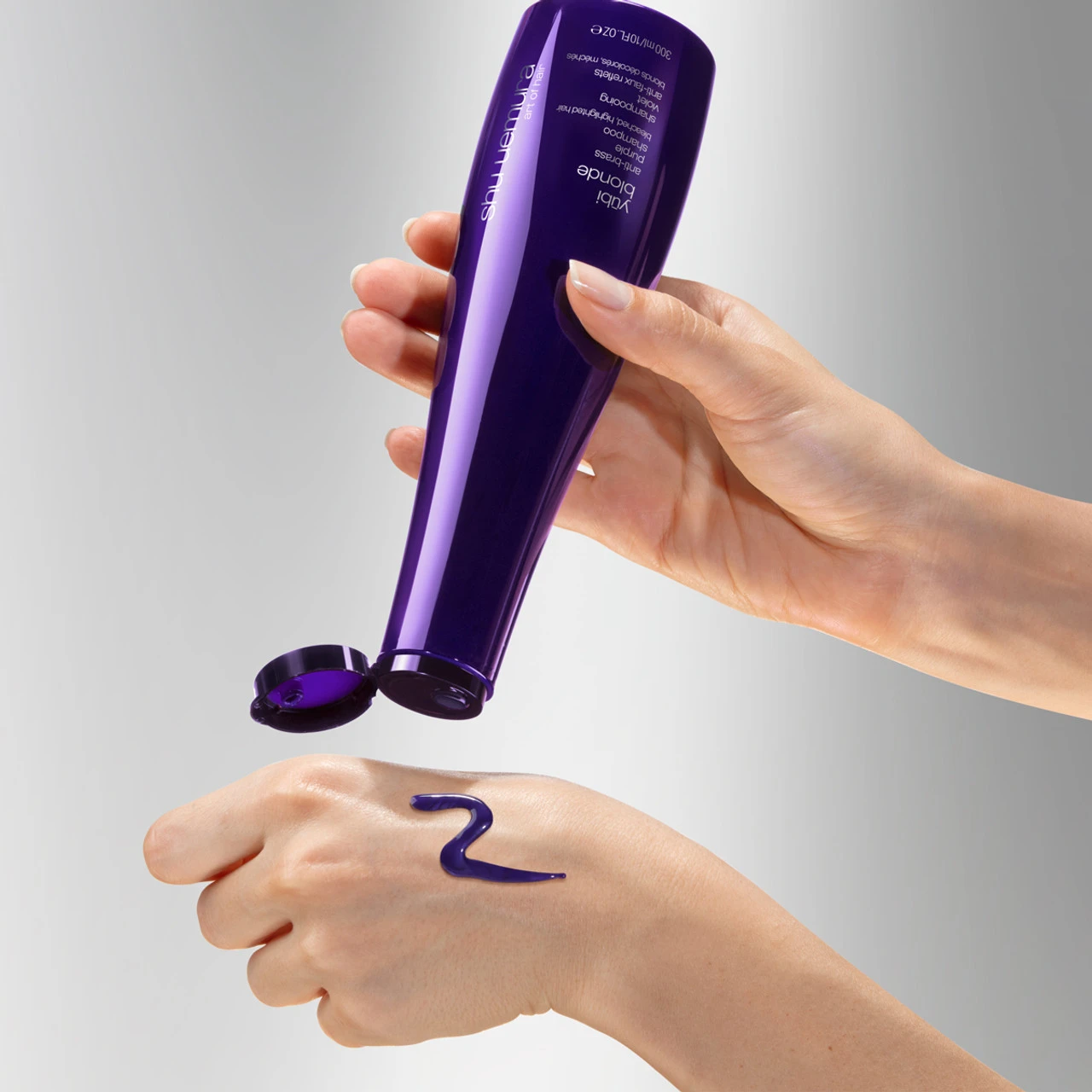 Shampooing Violet Anti-Faux Reflets Shu Uemura Yubi Blonde 300ml â Image 2