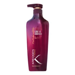 Crème Soin Sans Rinçage A La Kératine Cheveux Bouclés Kreogen 500ml