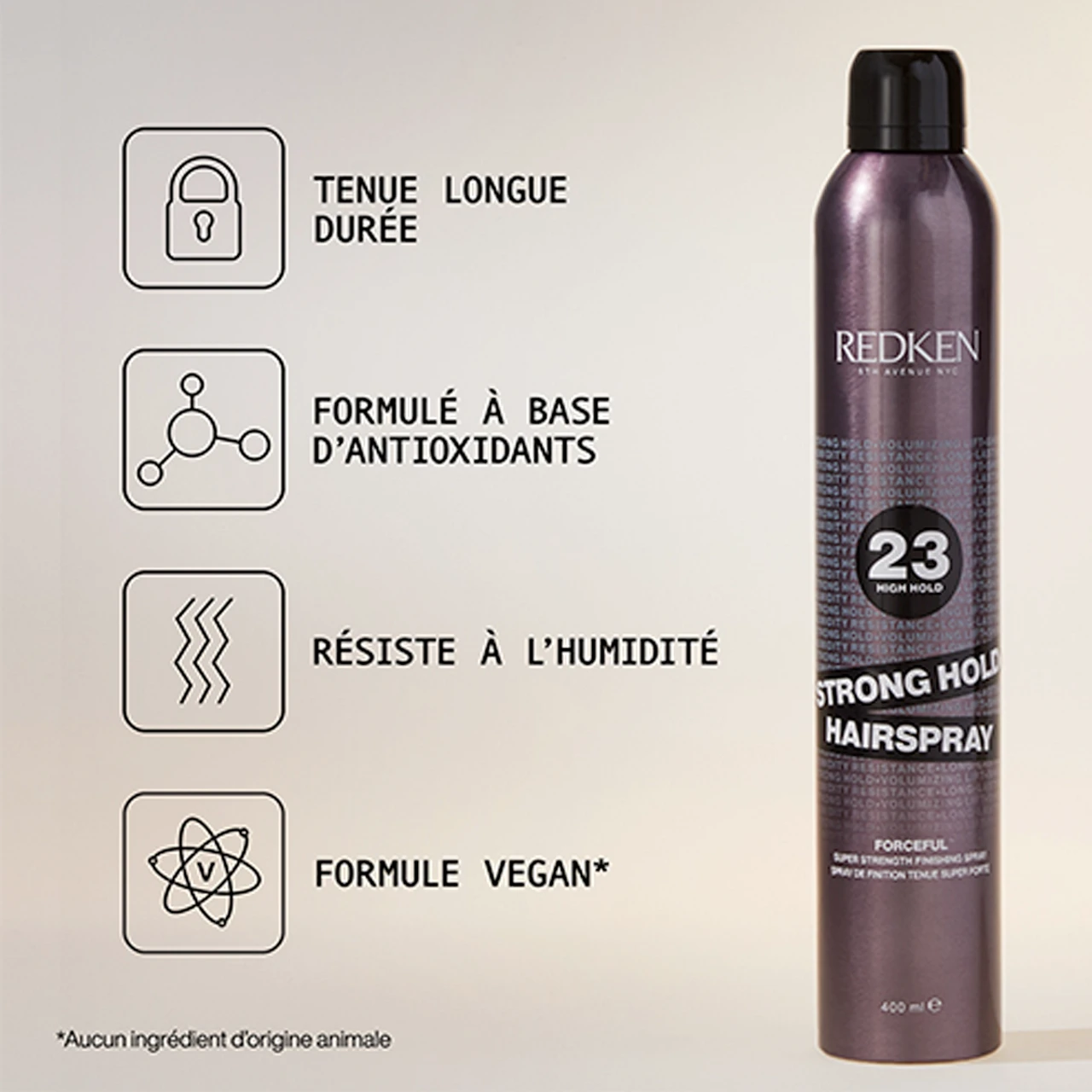Strong Hold Hairspray 23 Redken 400ml â Image 3