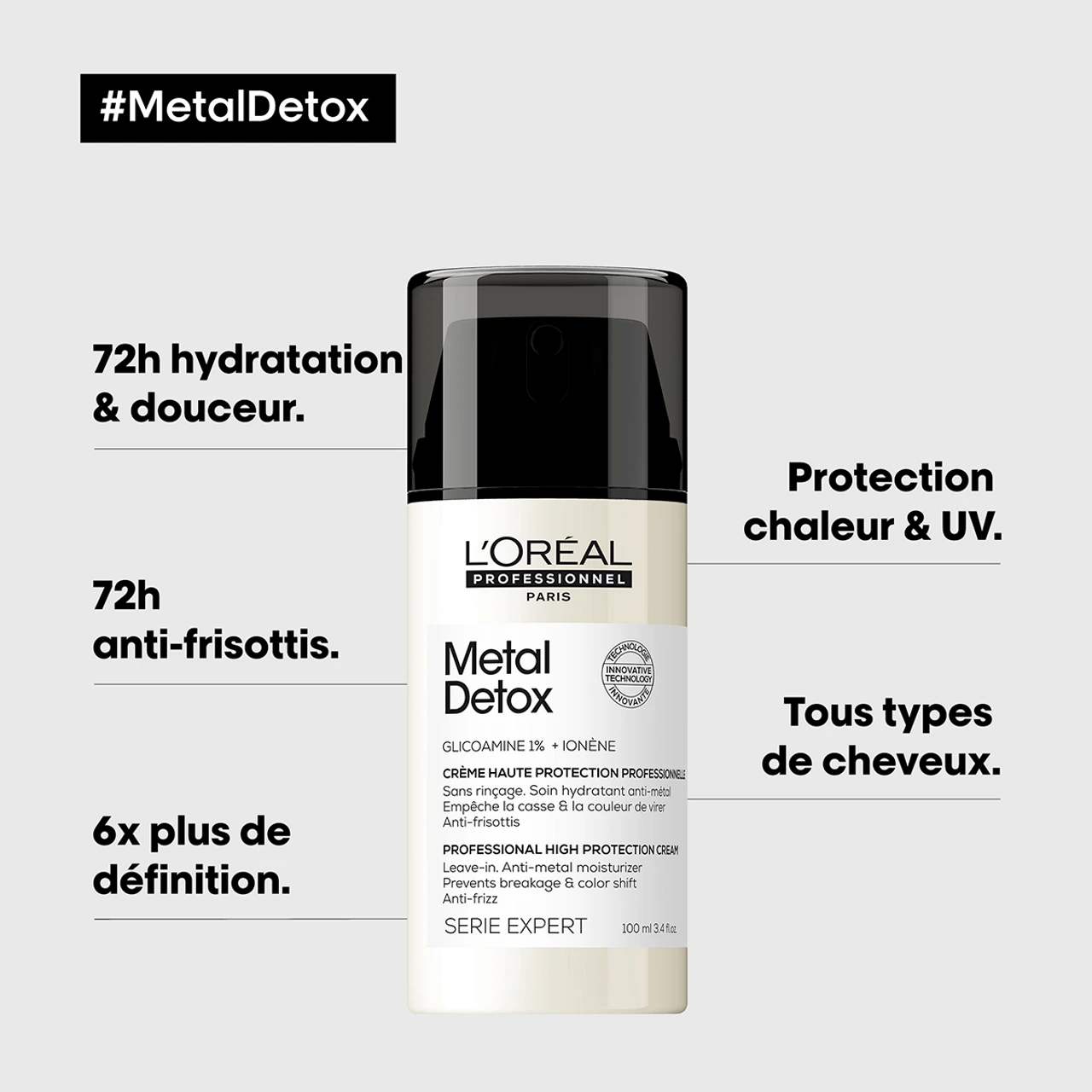 Metal Detox Crèmes Haute Protection L'Oréal 100ml – Image 5