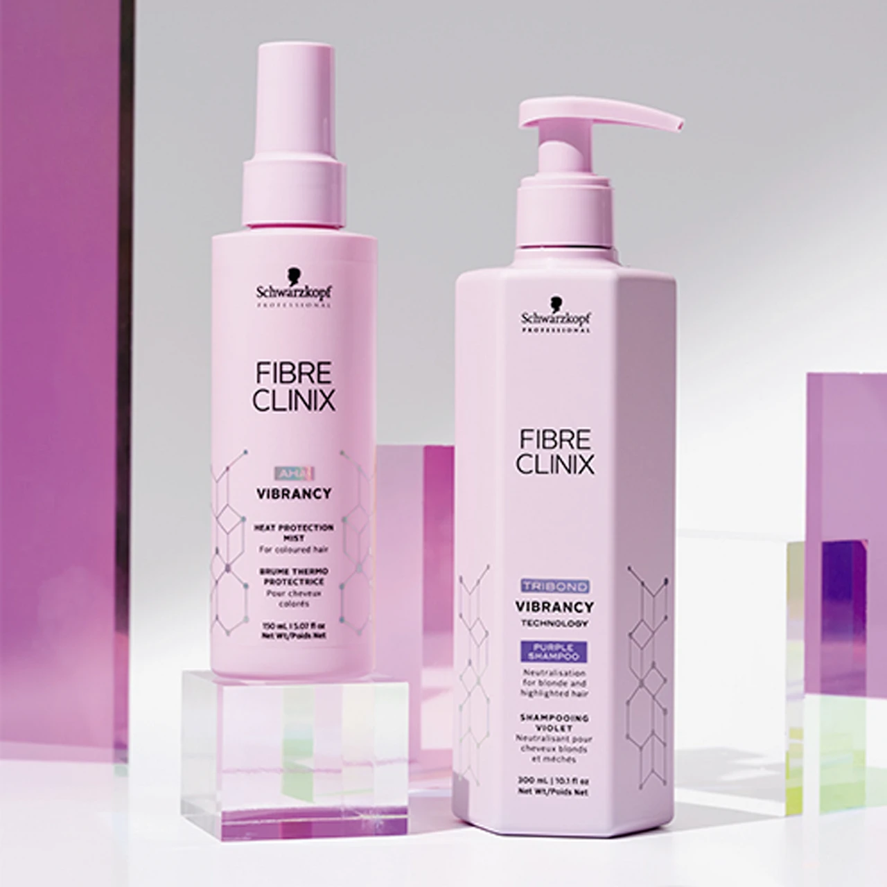 Shampoing Violet Neutralisant Fibre Clinix 300ml â Image 2