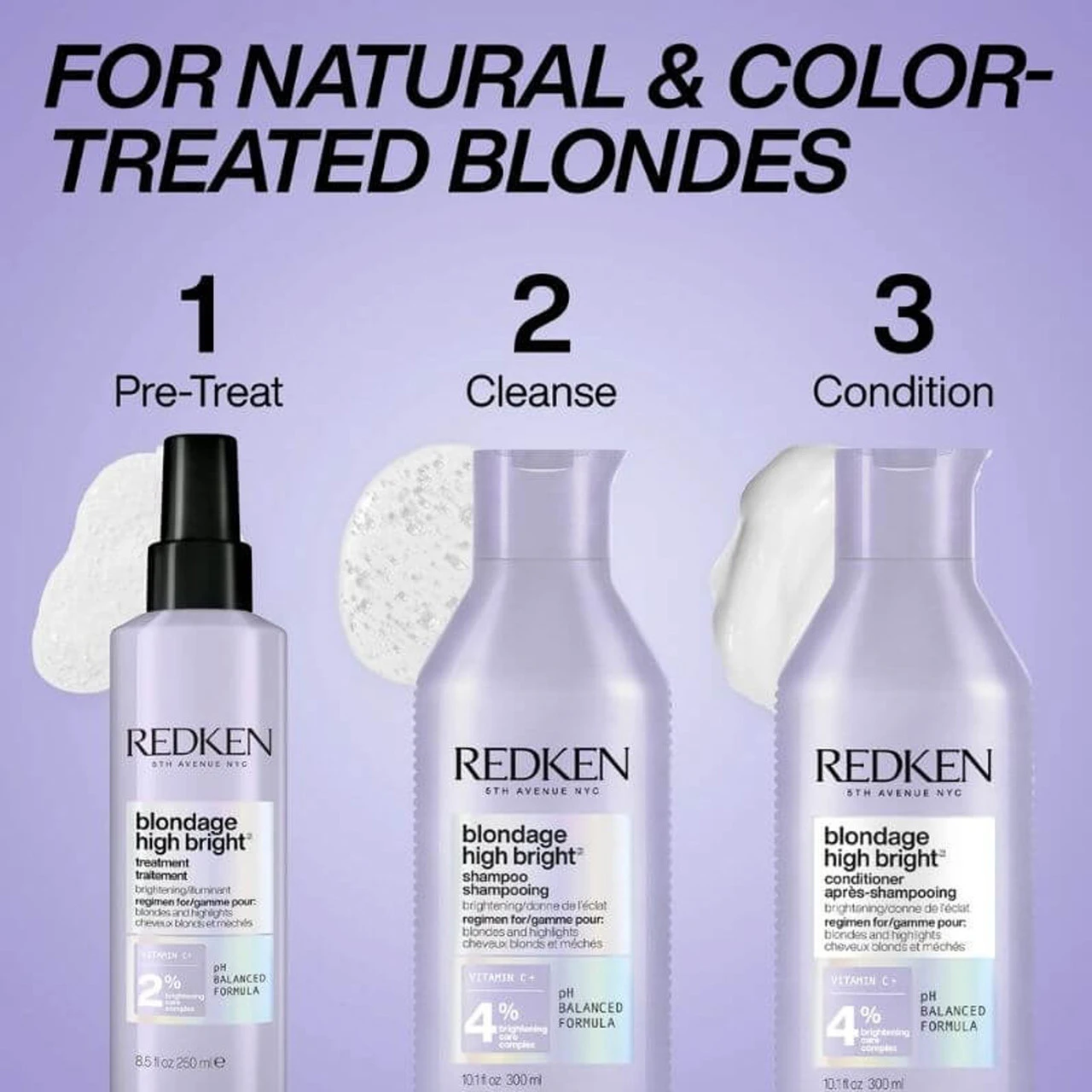 Conditioner Blondage High Bright Redken 300ml â Image 3