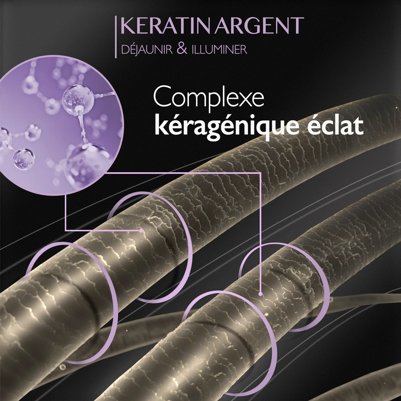 Shampooing Keratin Silver Eugène Perma 1000ml – Image 2