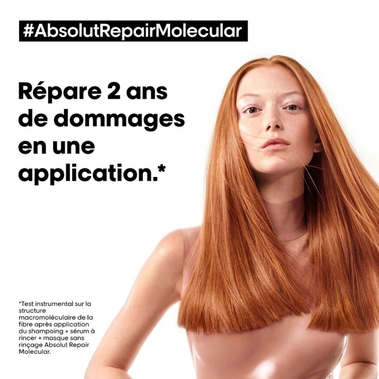 Masque Sans Rinçage Absolut Repair Molecular L'Oréal Professionnel 100 Ml – Image 2